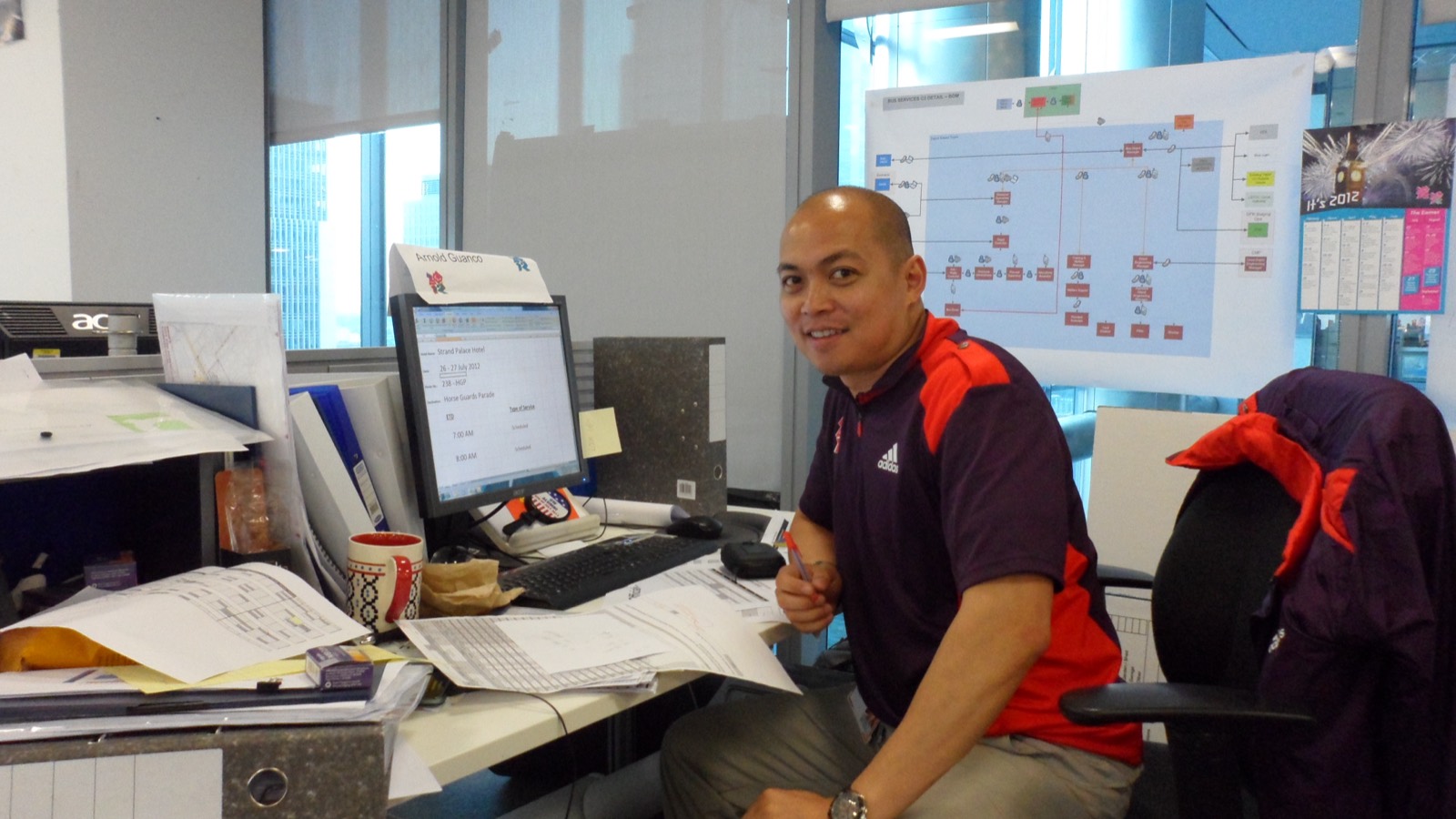 Operations desk, London 2012